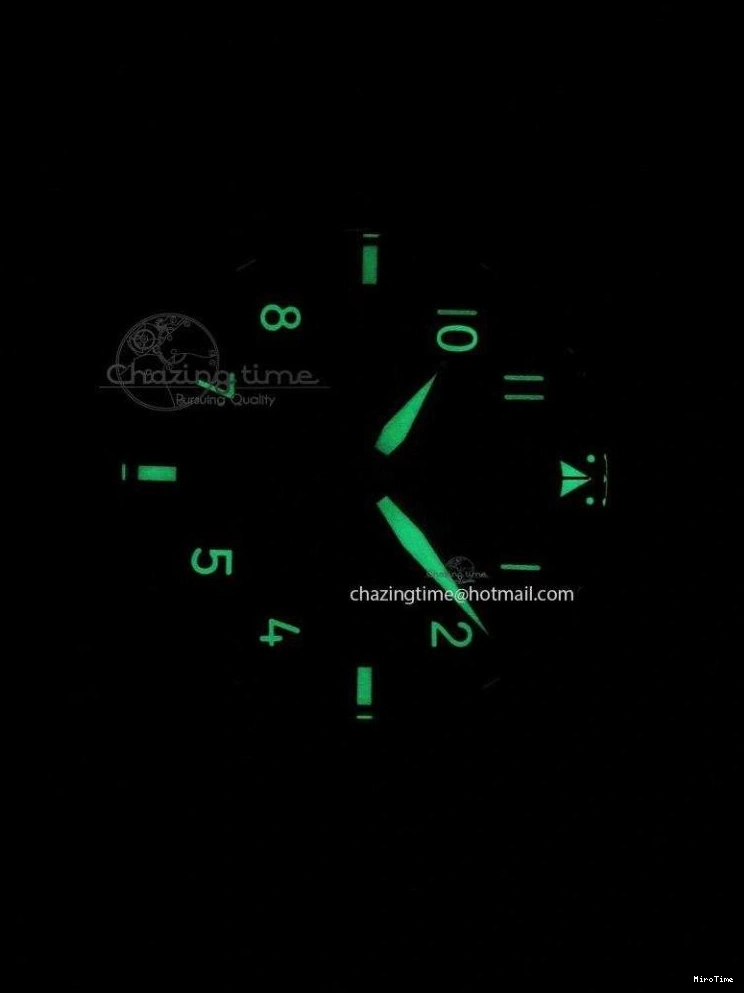 MIROTIME 0208 Pilot Chrono RG 3878 ZF Best Edition Grey Dial On Brown Leather Strap A UrbanChic 7330